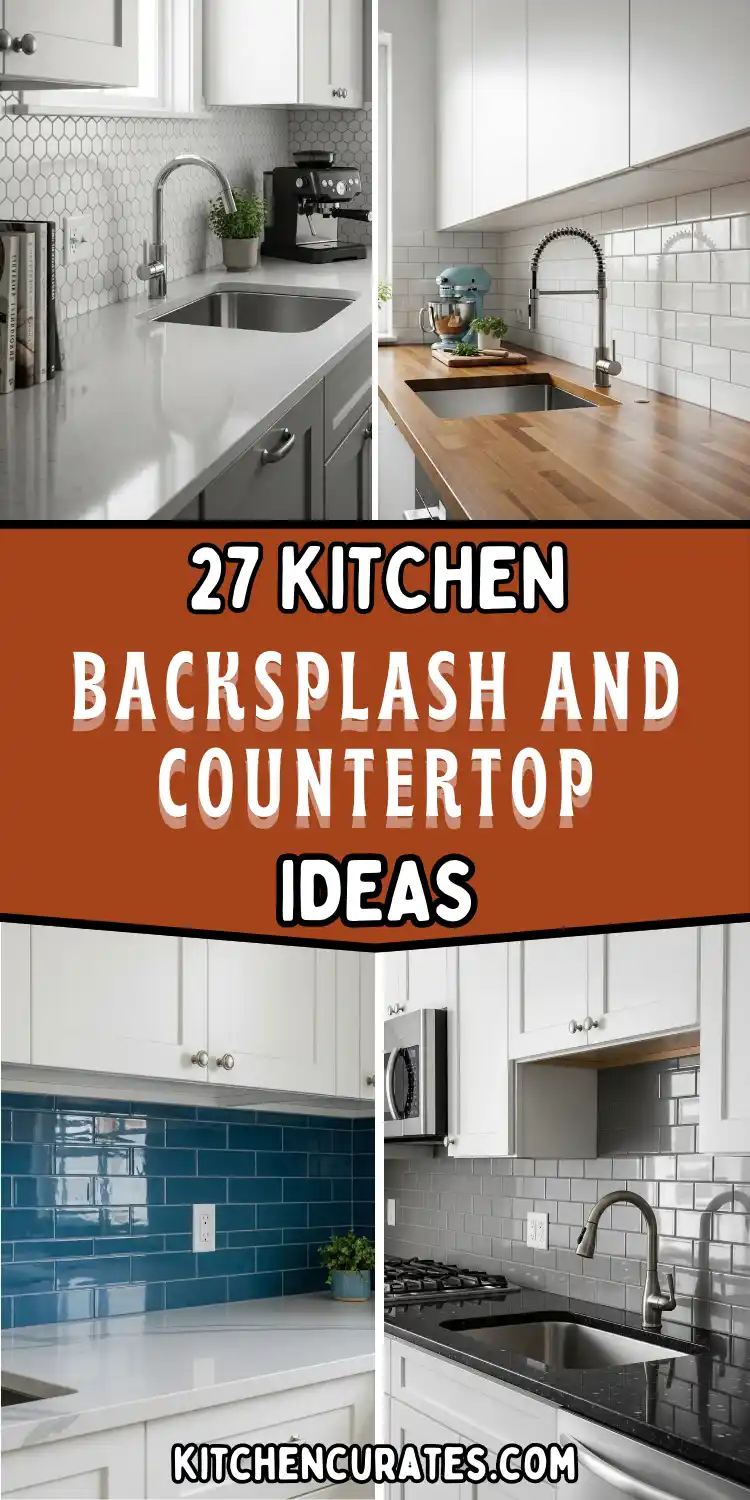 Kitchen Backsplash and Countertop