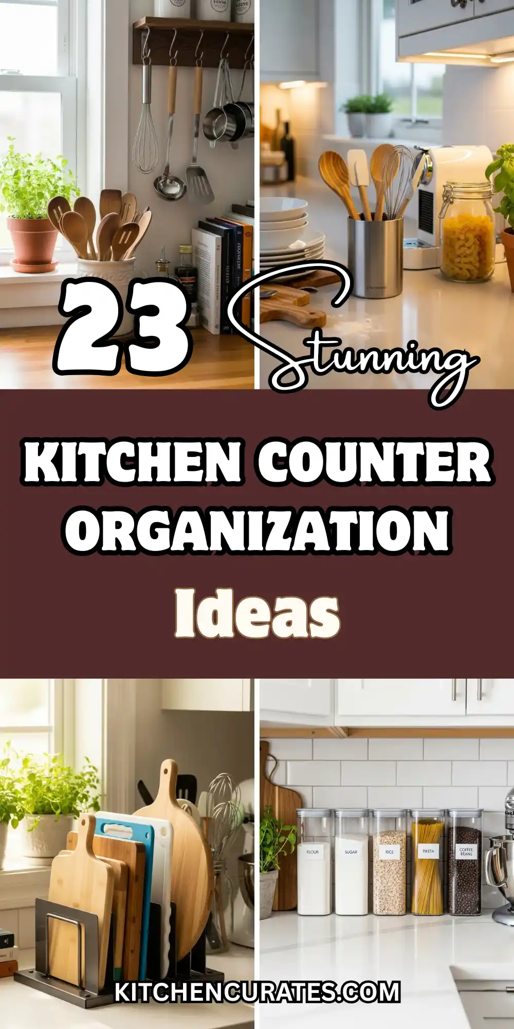 Kitchen Counter Organization