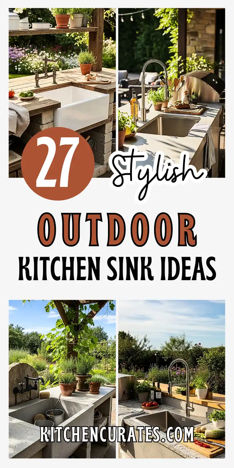 Outdoor Kitchen Sink