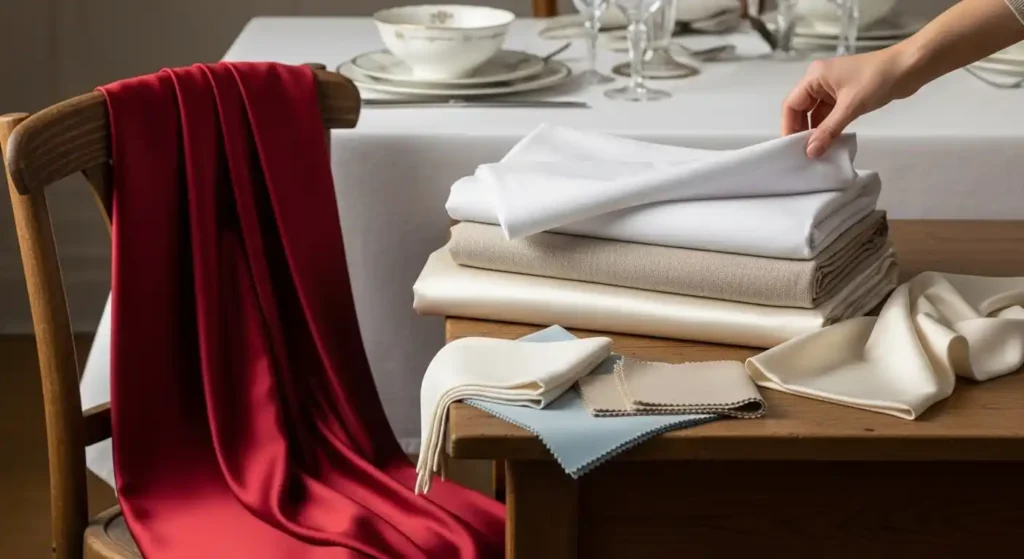 Selecting Tablecloths and Linens