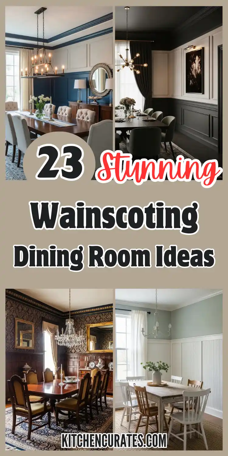 Wainscoting Dining Room