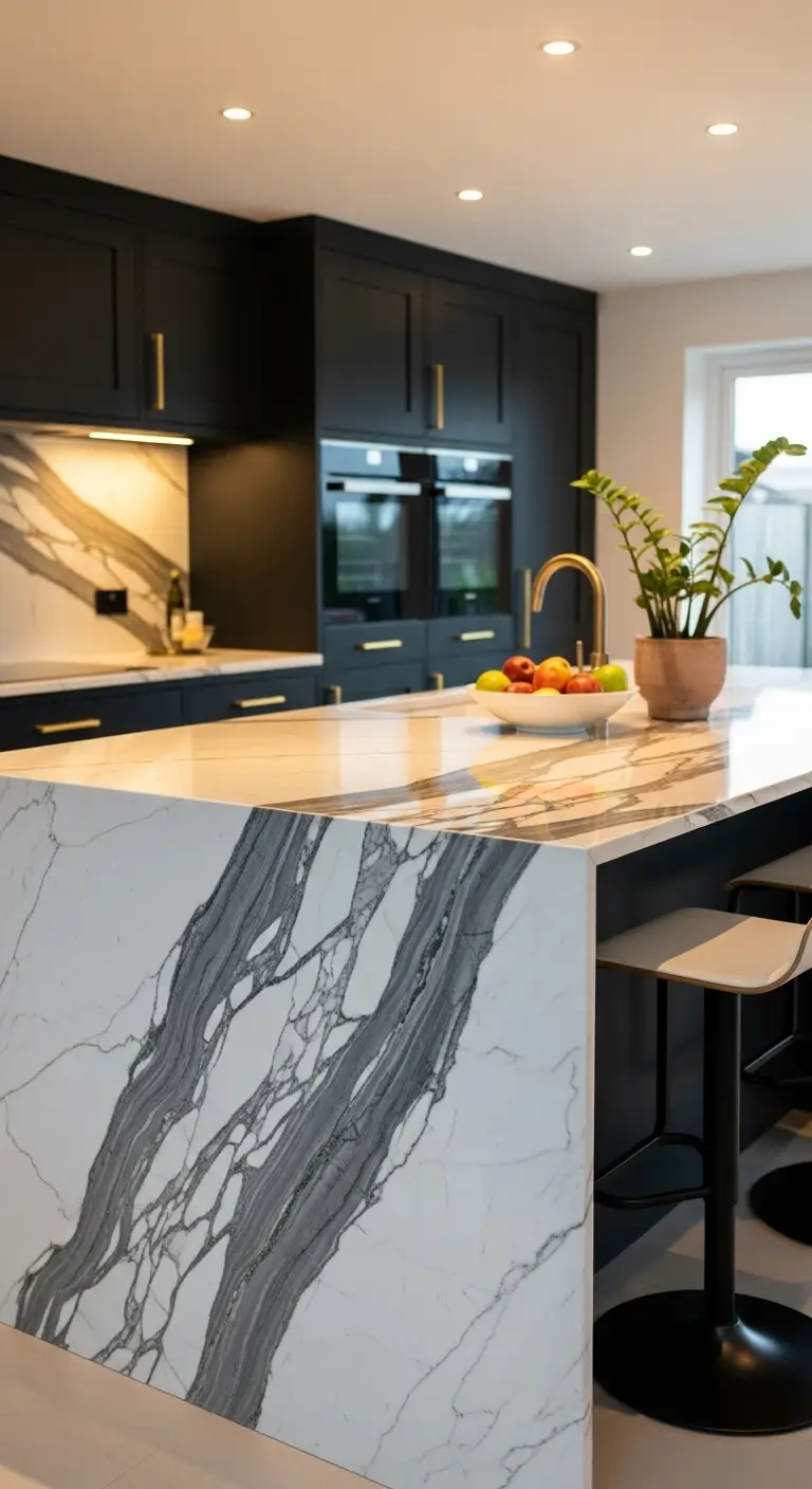 Why Calacatta Marble Stands Out in Kitchen Design