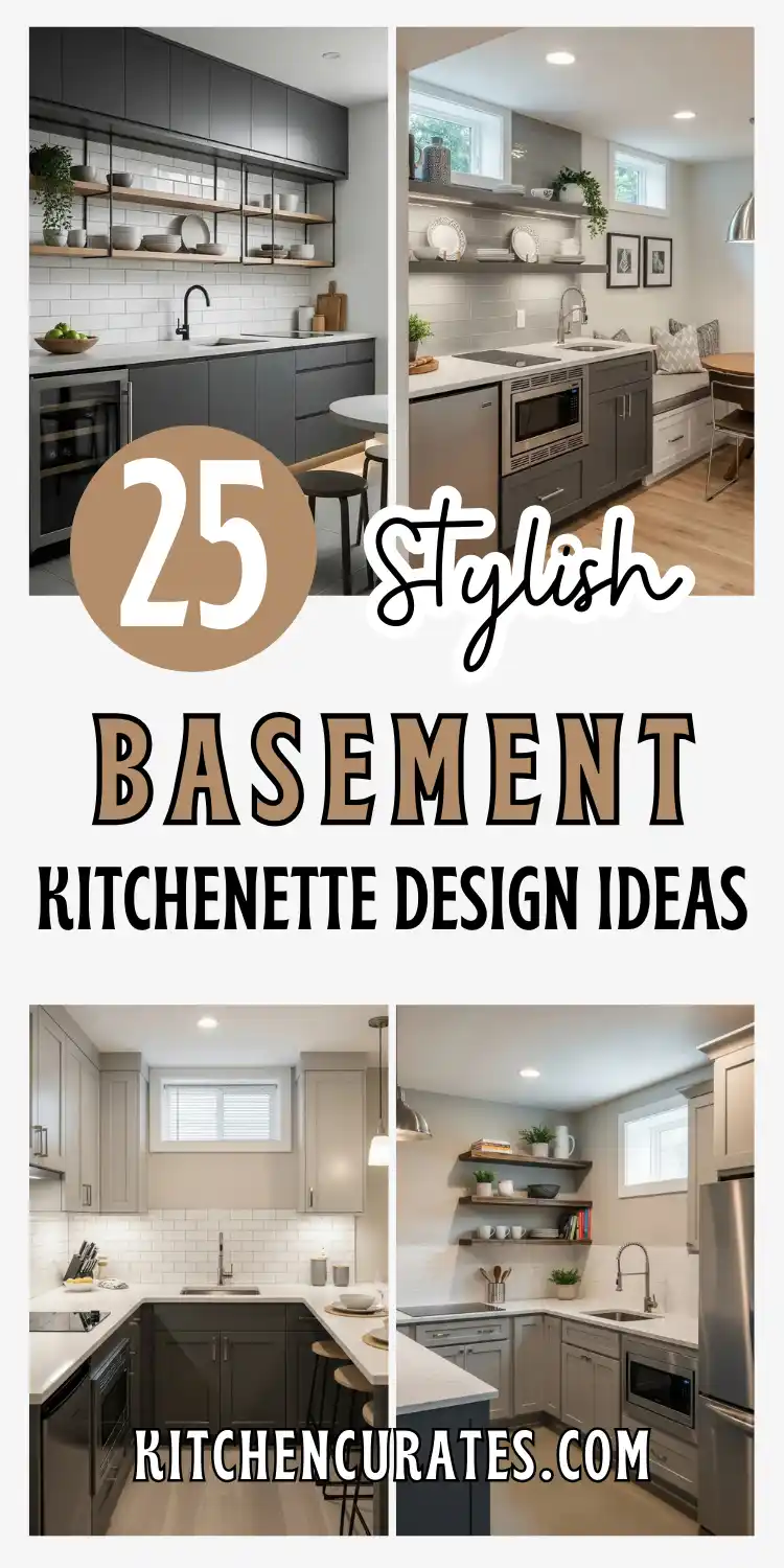 Basement Kitchenette Design