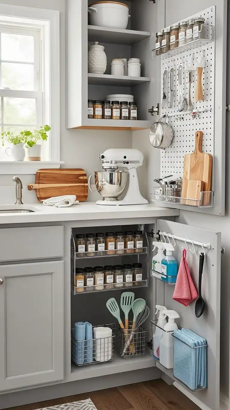 10. Use Door Space for Extra Storage Opportunities