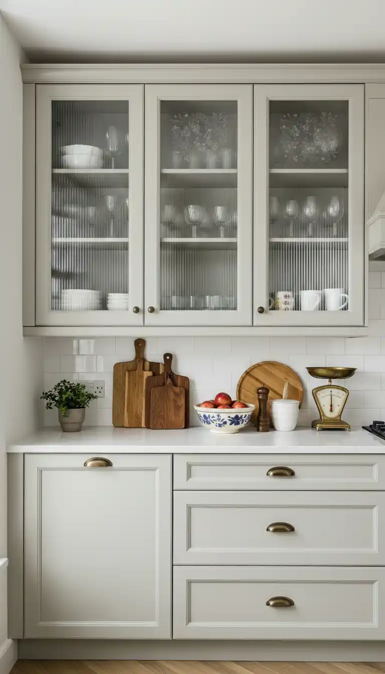 11. Vintage Glass Doors For A Retro Vibe