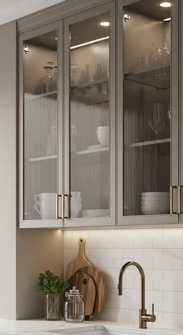 14. Glass Doors With Soft Close Mechanism