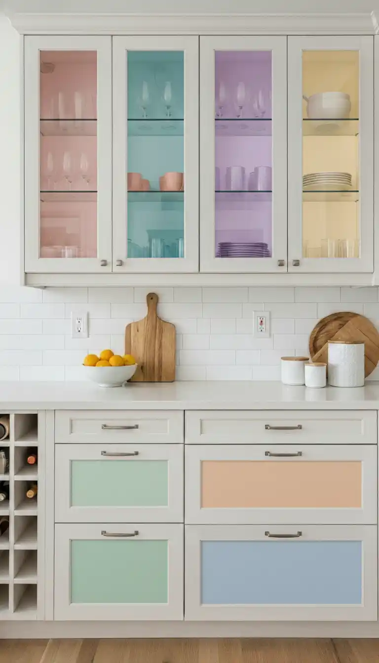 22. Colorful Glass Inserts