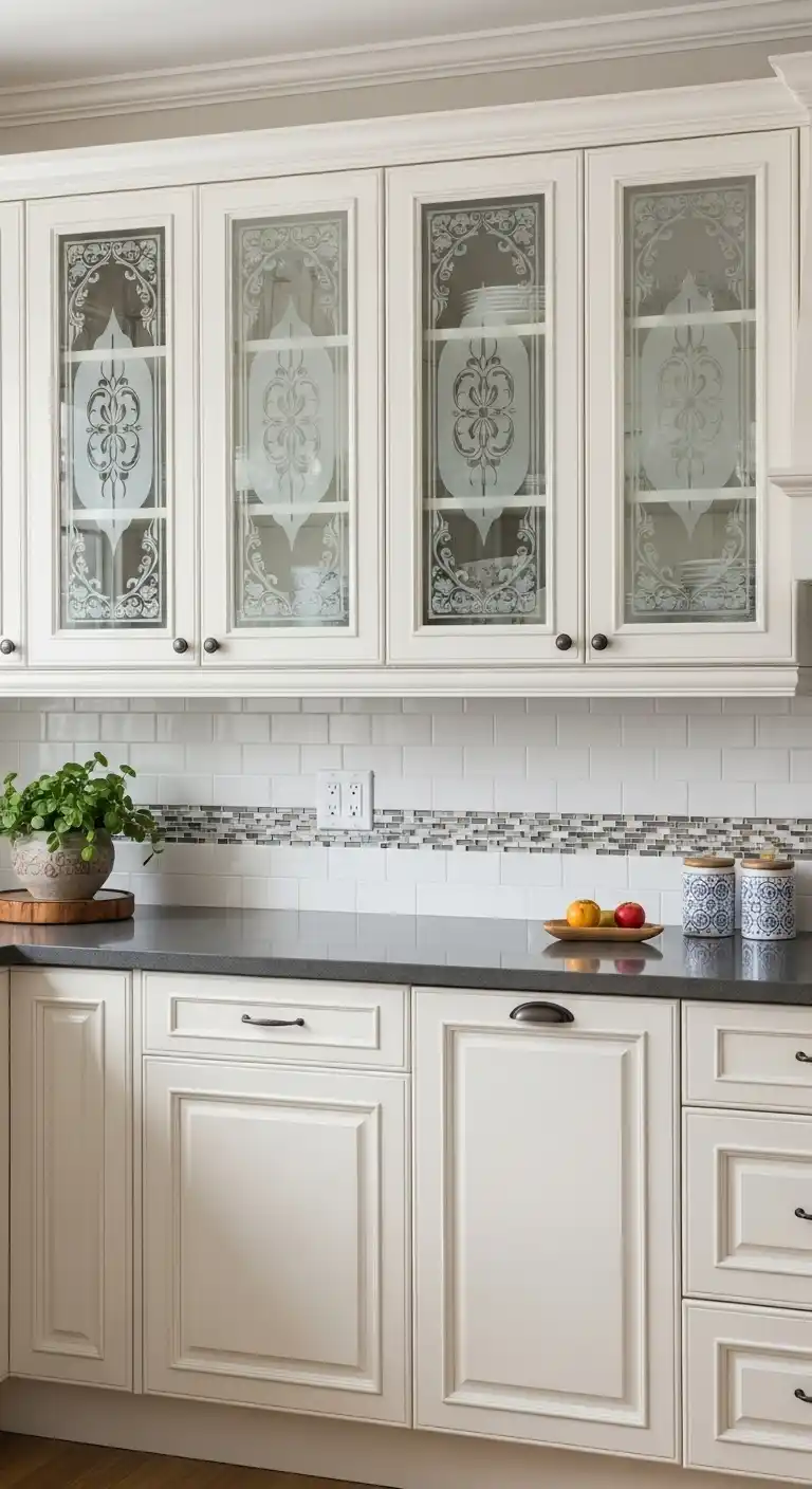 25. Custom Glass Doors With Personal Design