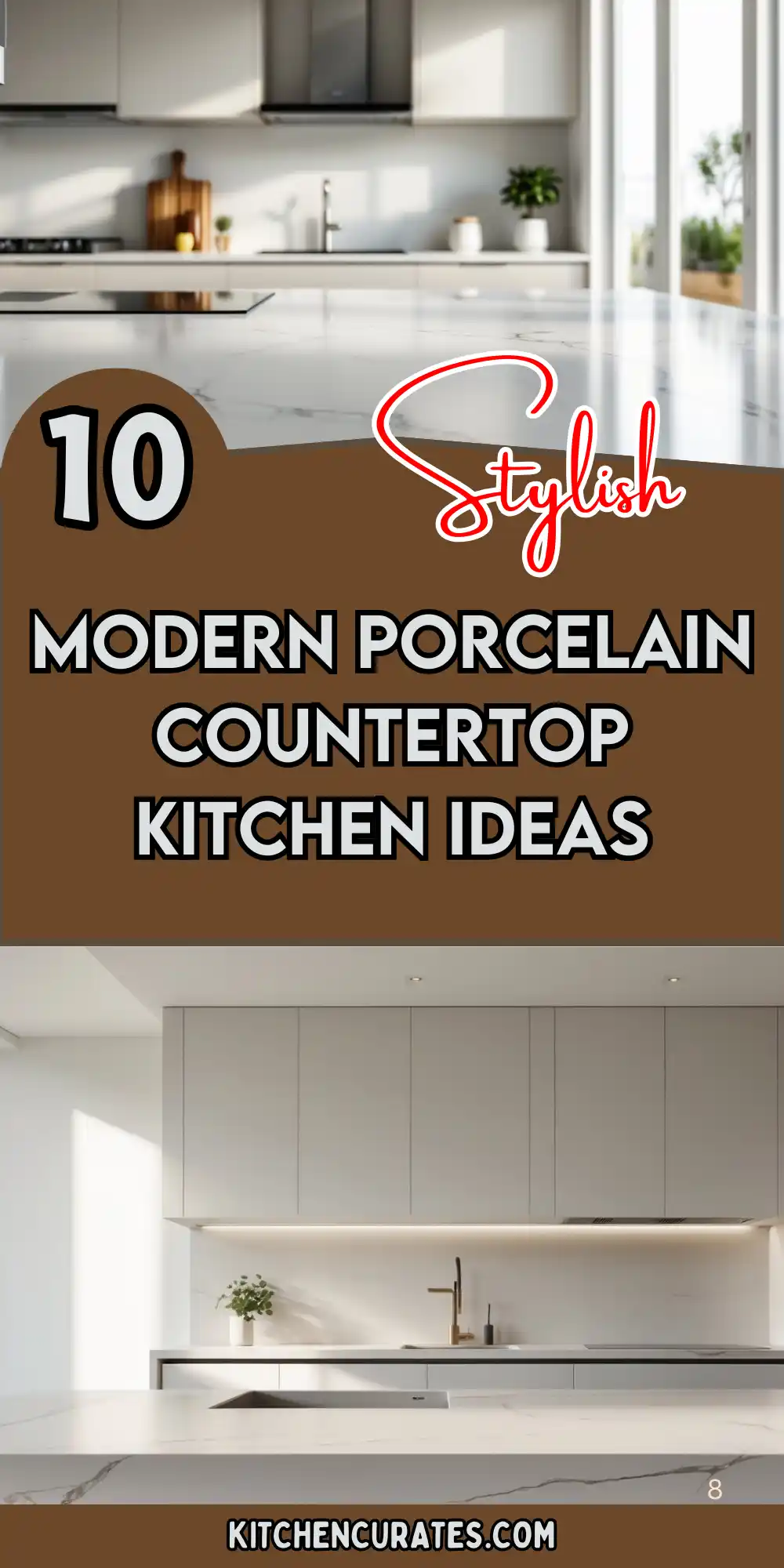 Modern Porcelain Countertop Kitchen