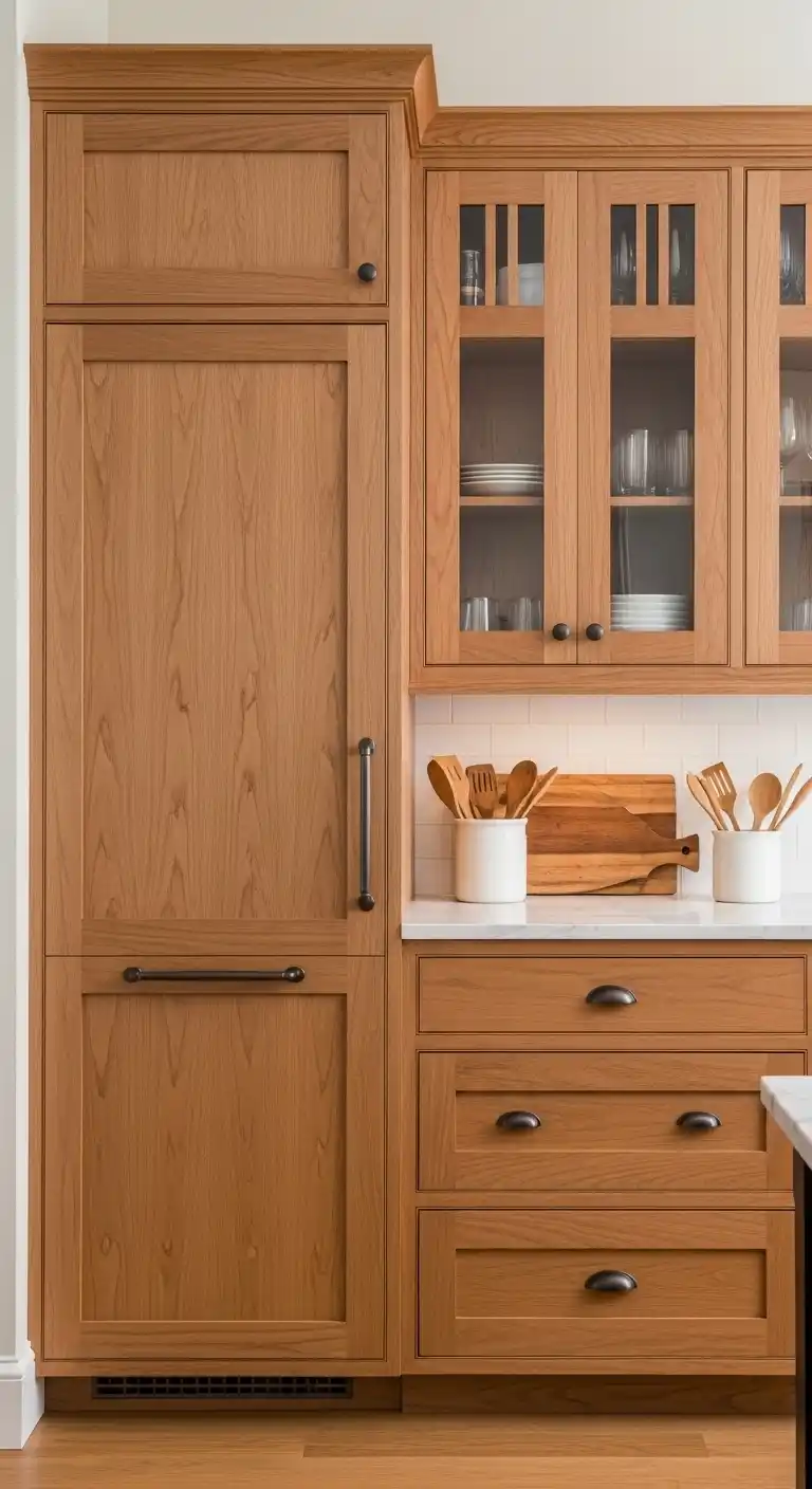 Flat Panel Cabinets For Subtle Simplicity