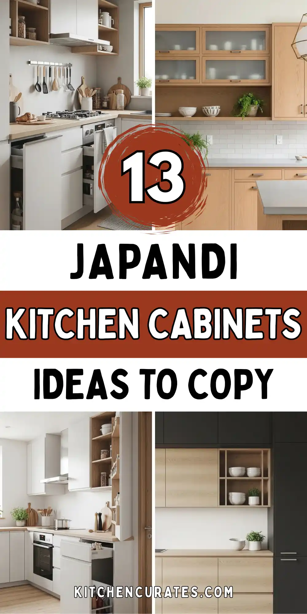 Japandi Kitchen Cabinets