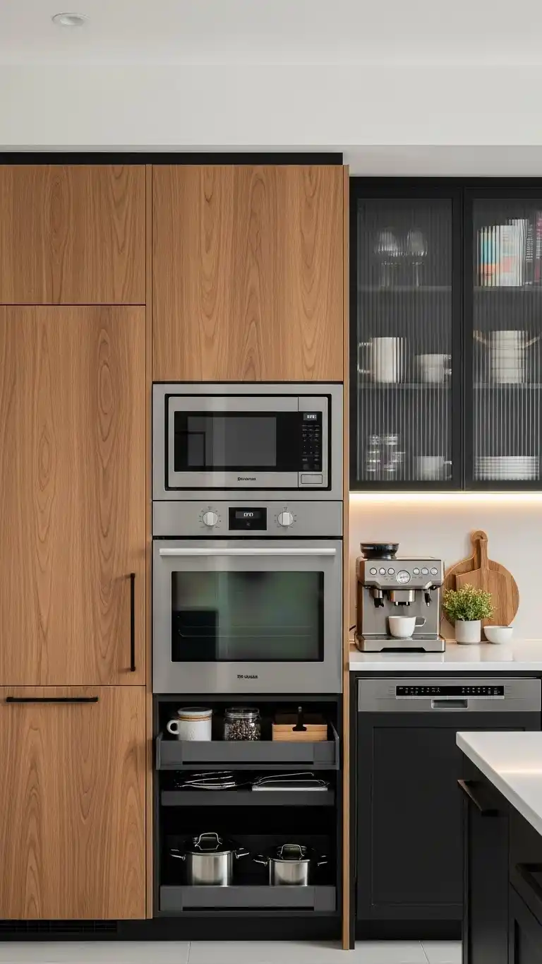 10. Built In Appliance Cabinets