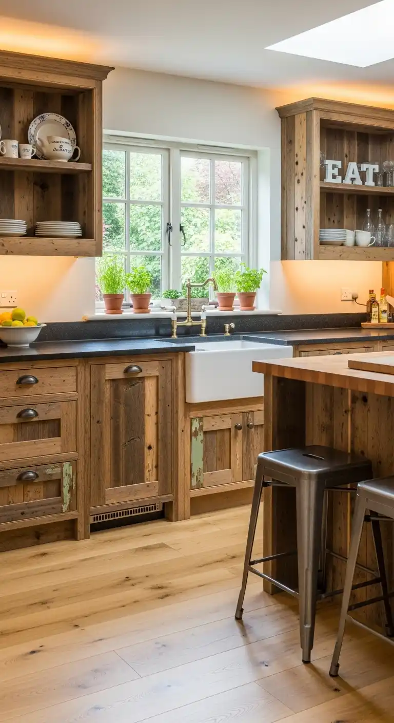 10. Reclaimed Wood Fronts