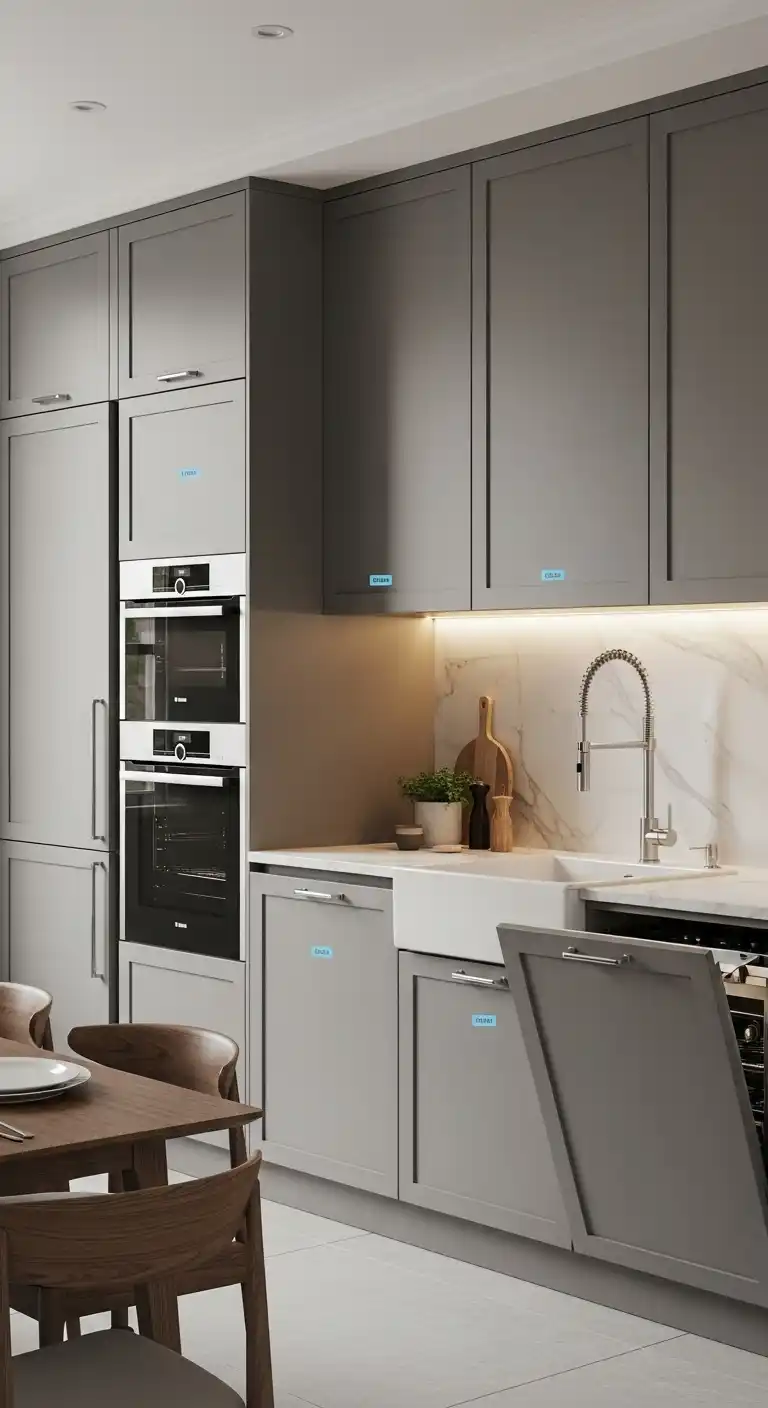13. Integrated Appliance Cabinets
