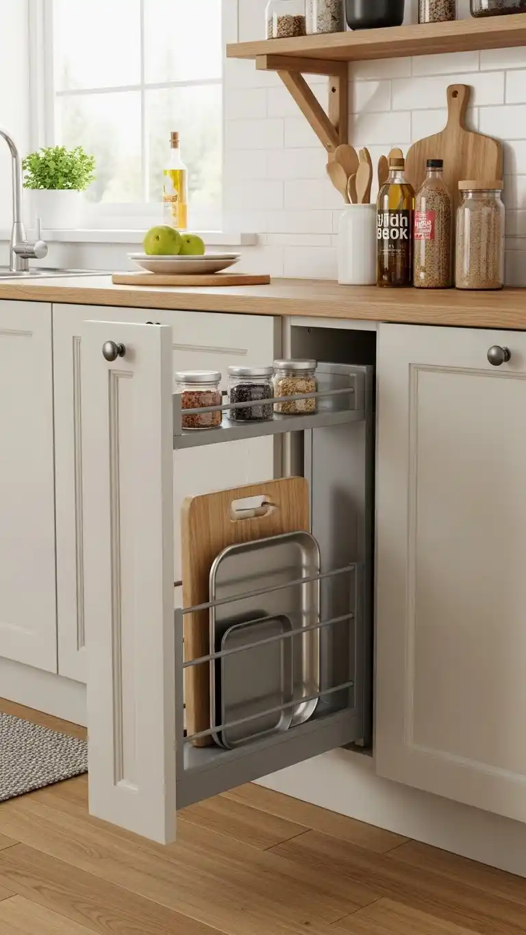 13. Narrow Vertical Cabinets
