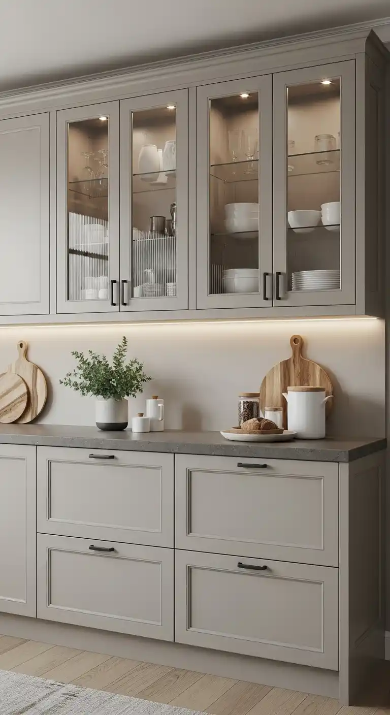 13. Two Tiered Cabinet Walls