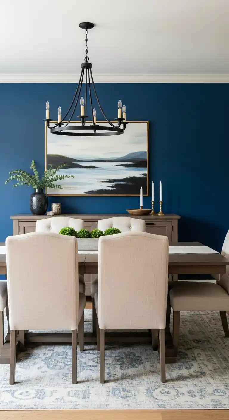 14. Paint A Bold Accent Wall