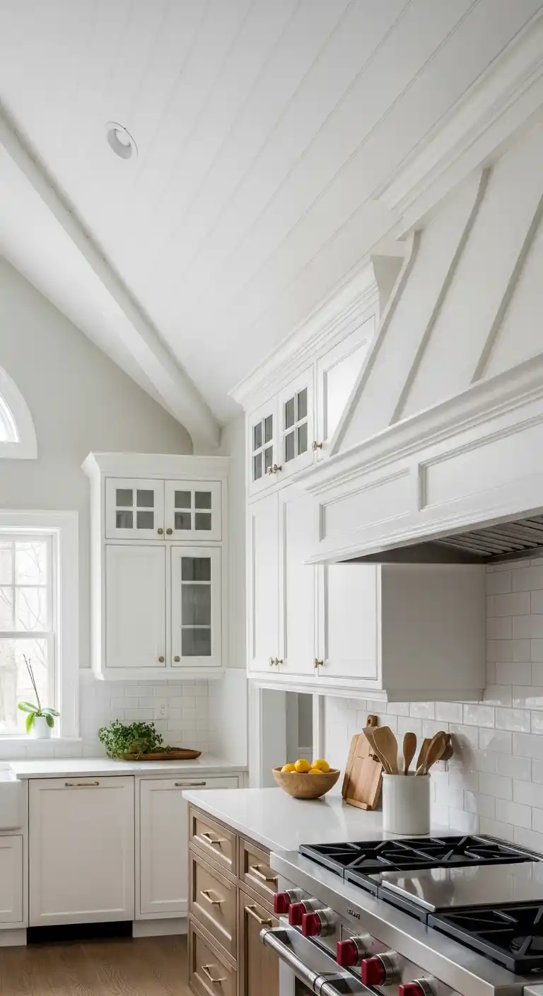 14. Pitched Molding For High Ceilings