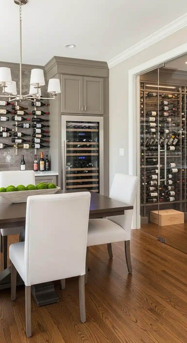 15. Design A Functional Wine Storage Area