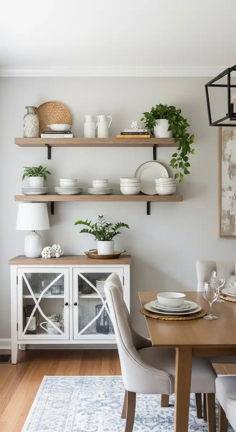 17. Install Floating Shelves