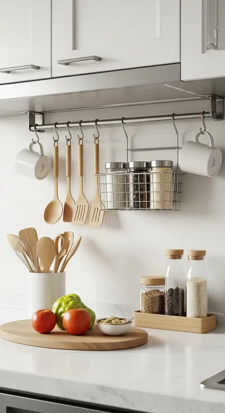 19. Under Cabinet Hooks And Rods