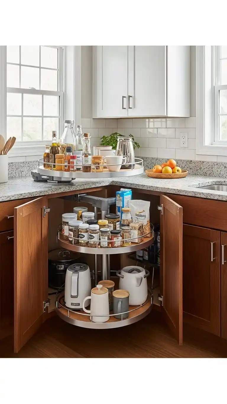 2. Corner Lazy Susans