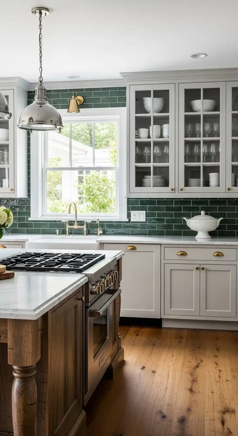 2. Glass Front Cabinets For Elegant Display