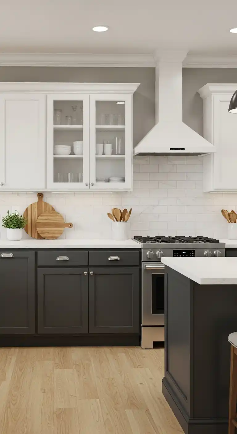 2. Two Tone Cabinet Designs