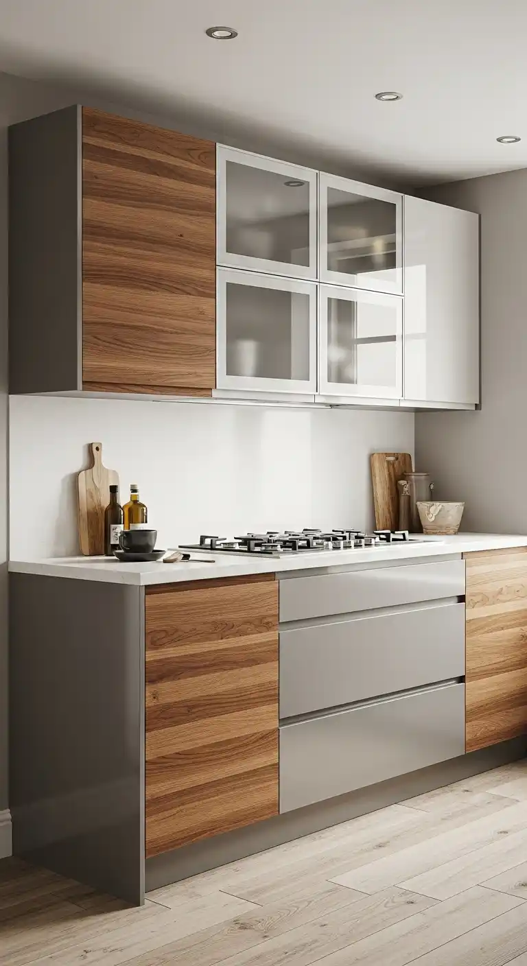 20. Mixed Material Cabinet Fronts