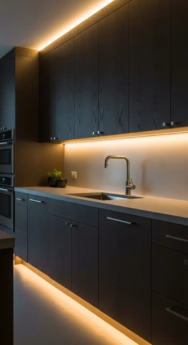 21. Led Backlit Molding For A Modern Touch