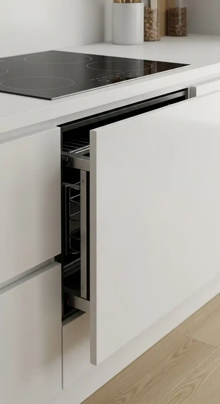 21. Minimalist Handleless Fronts