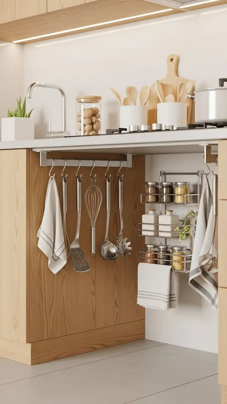 23. Under Cabinet Hooks And Racks