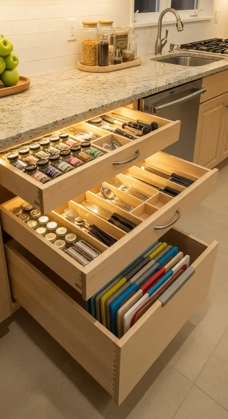 25. Under Cabinet Drawer Inserts