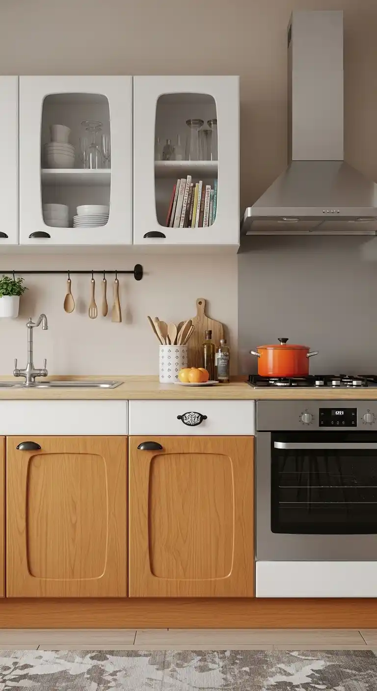 26. Retro Inspired Modern Cabinets