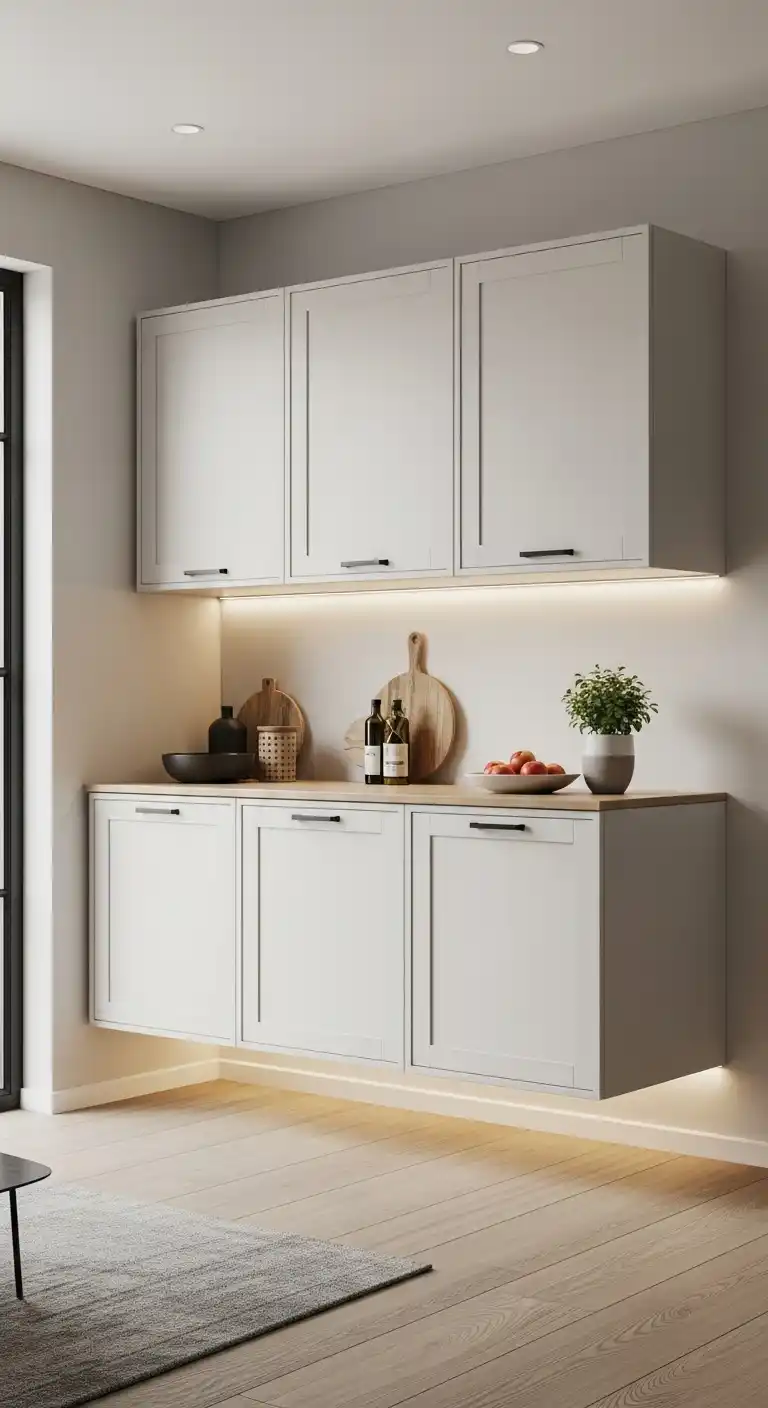 3. Floating Wall Cabinets