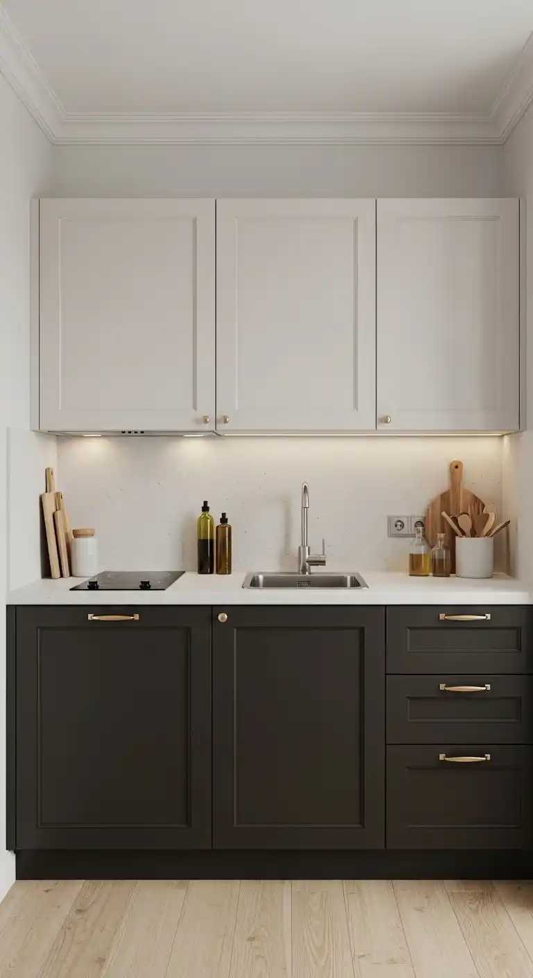 3. Two Tone Cabinets For Dimension