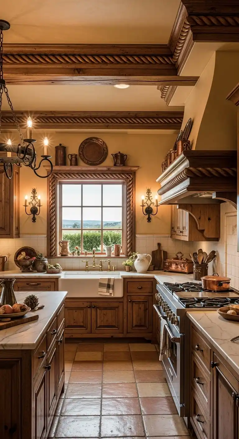 4. Decorative Rope Molding For Old World Charm