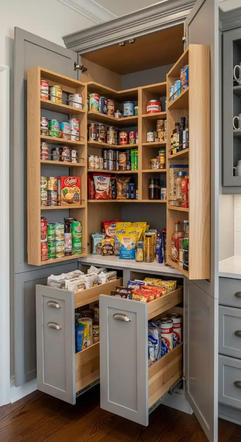 5. Custom Pantry Cabinets