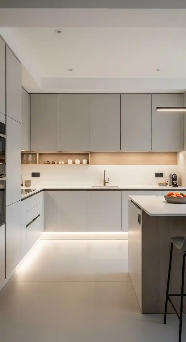 6. Floating Cabinets For Minimalist Kitchens