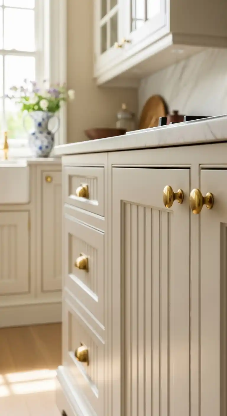 6. Fluted Molding For Added Texture