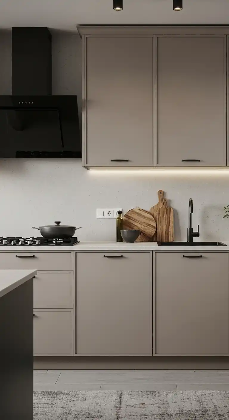 6. Matte Finish Cabinets