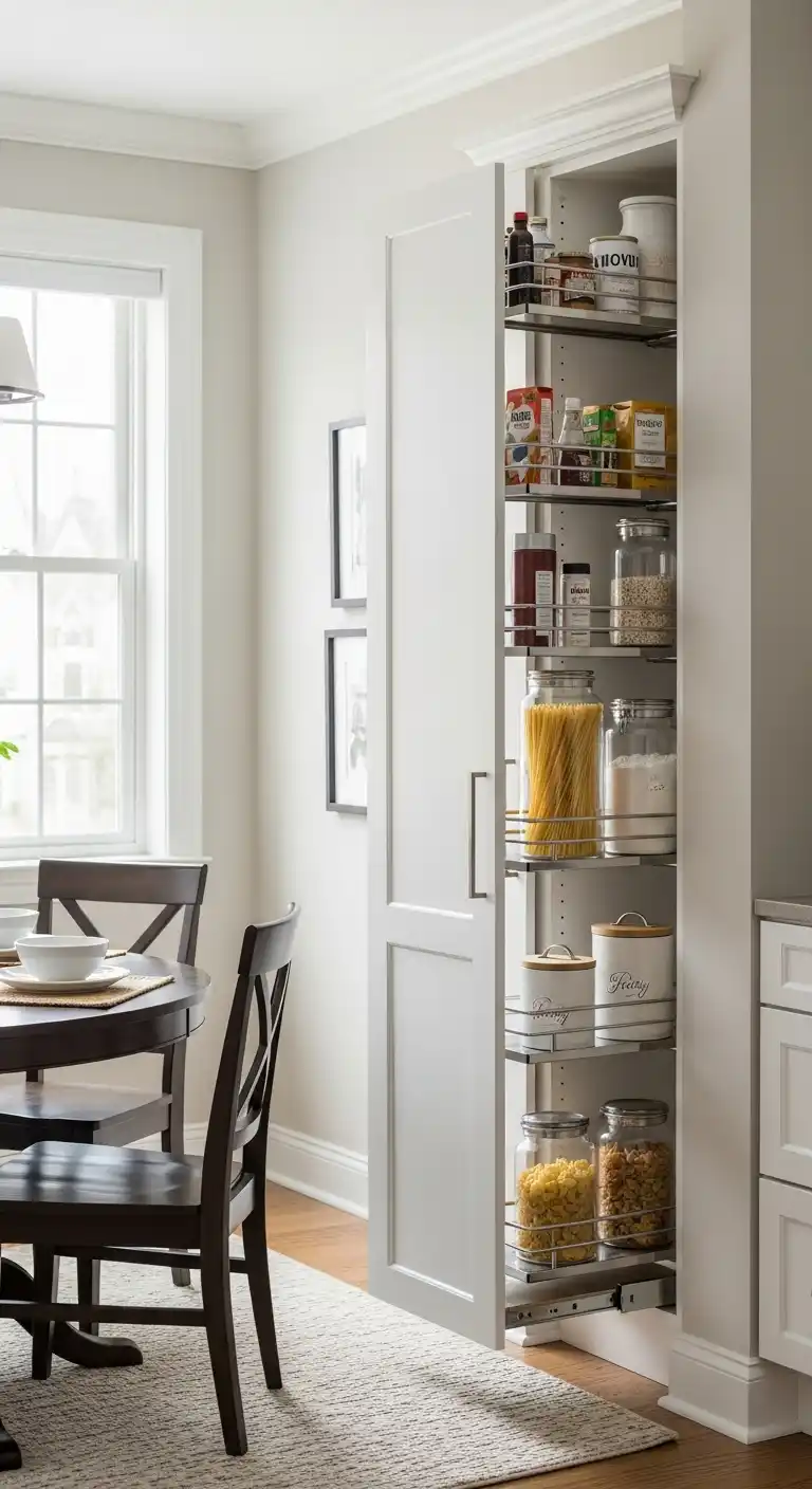 7. Implement Clever Small Pantry Storage Ideas