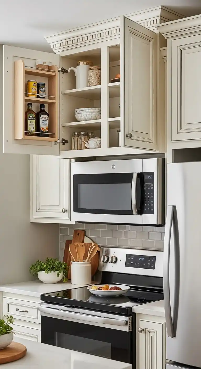 7. Overhead Cabinets Above Appliances