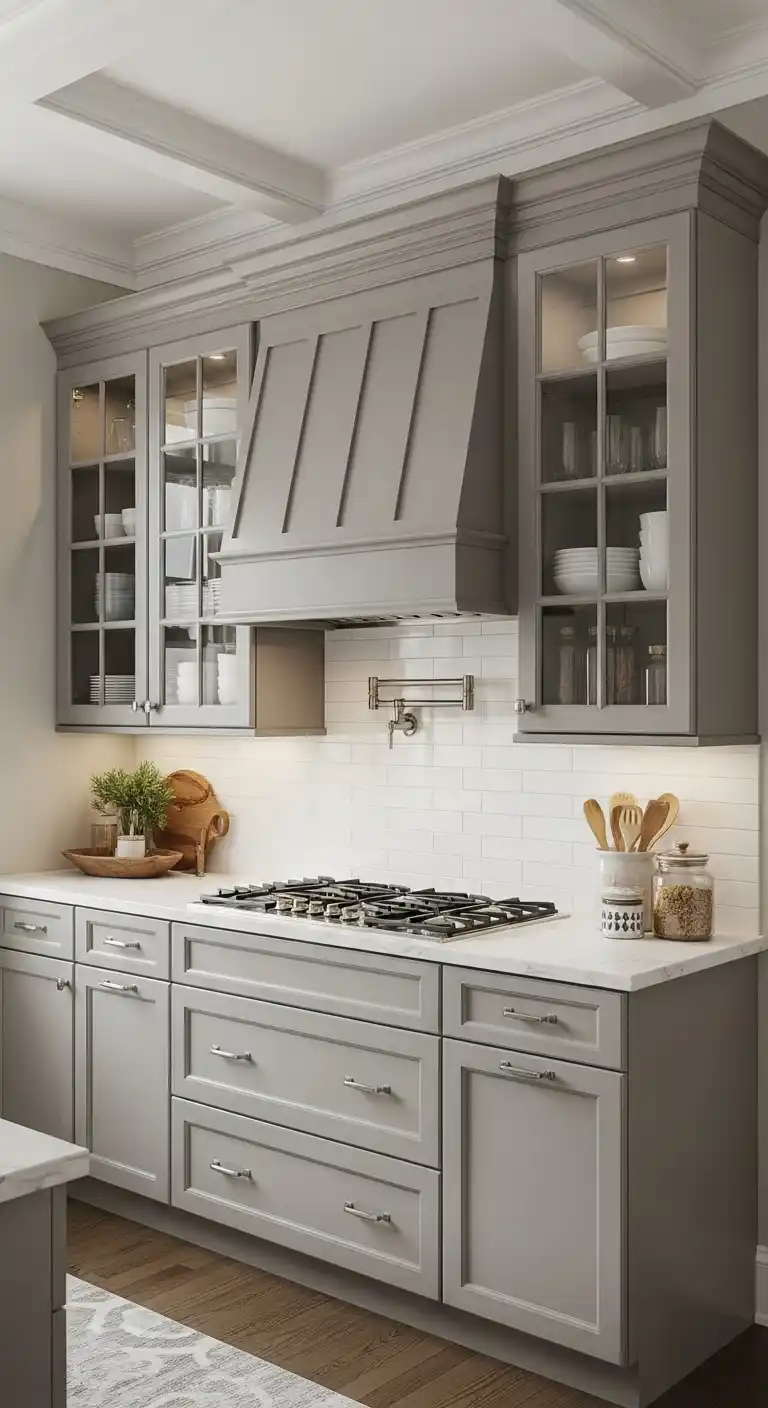 7. Wall Mounted Cabinets With High Ceilings