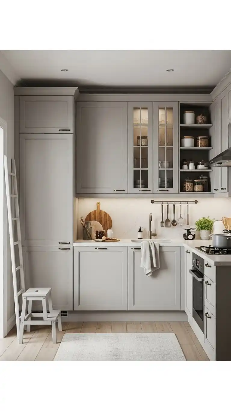 9. Tall Cabinets To The Ceiling
