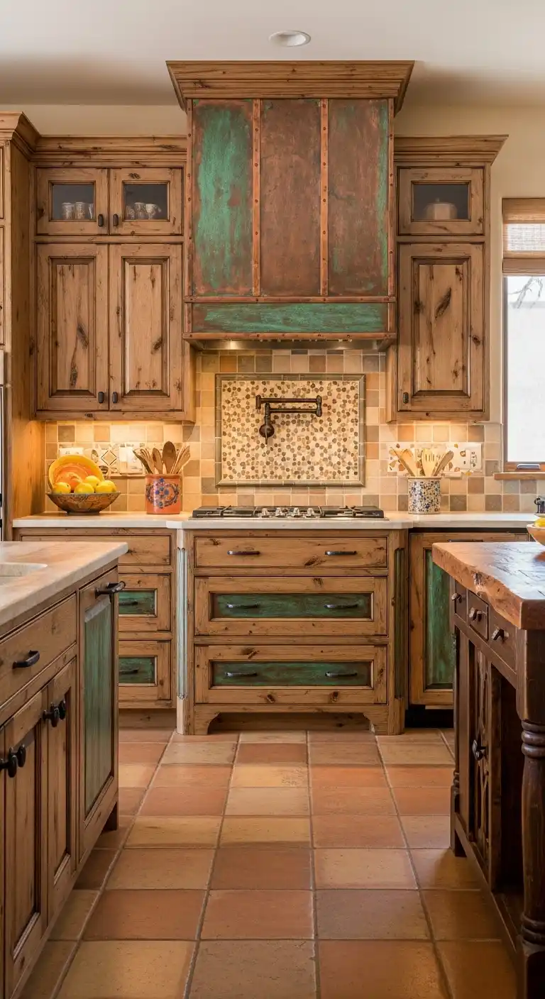 Copper Trim Or Copper Panel Cabinets