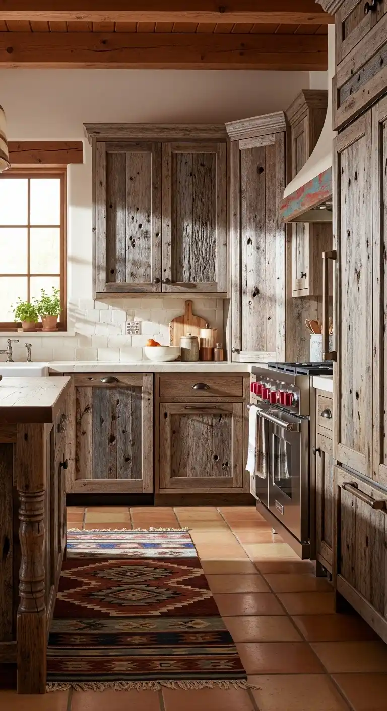 Reclaimed Wood Cabinets