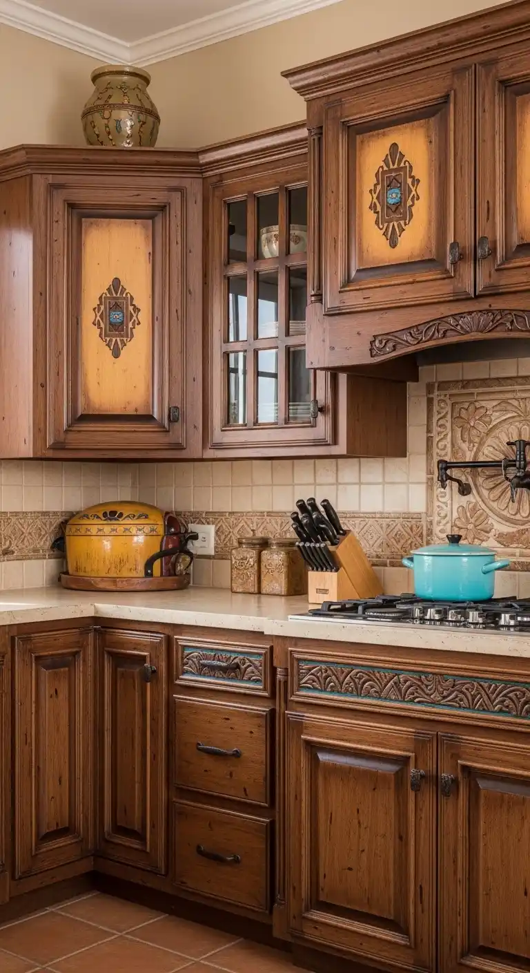 What Defines Southwestern Kitchen Cabinets
