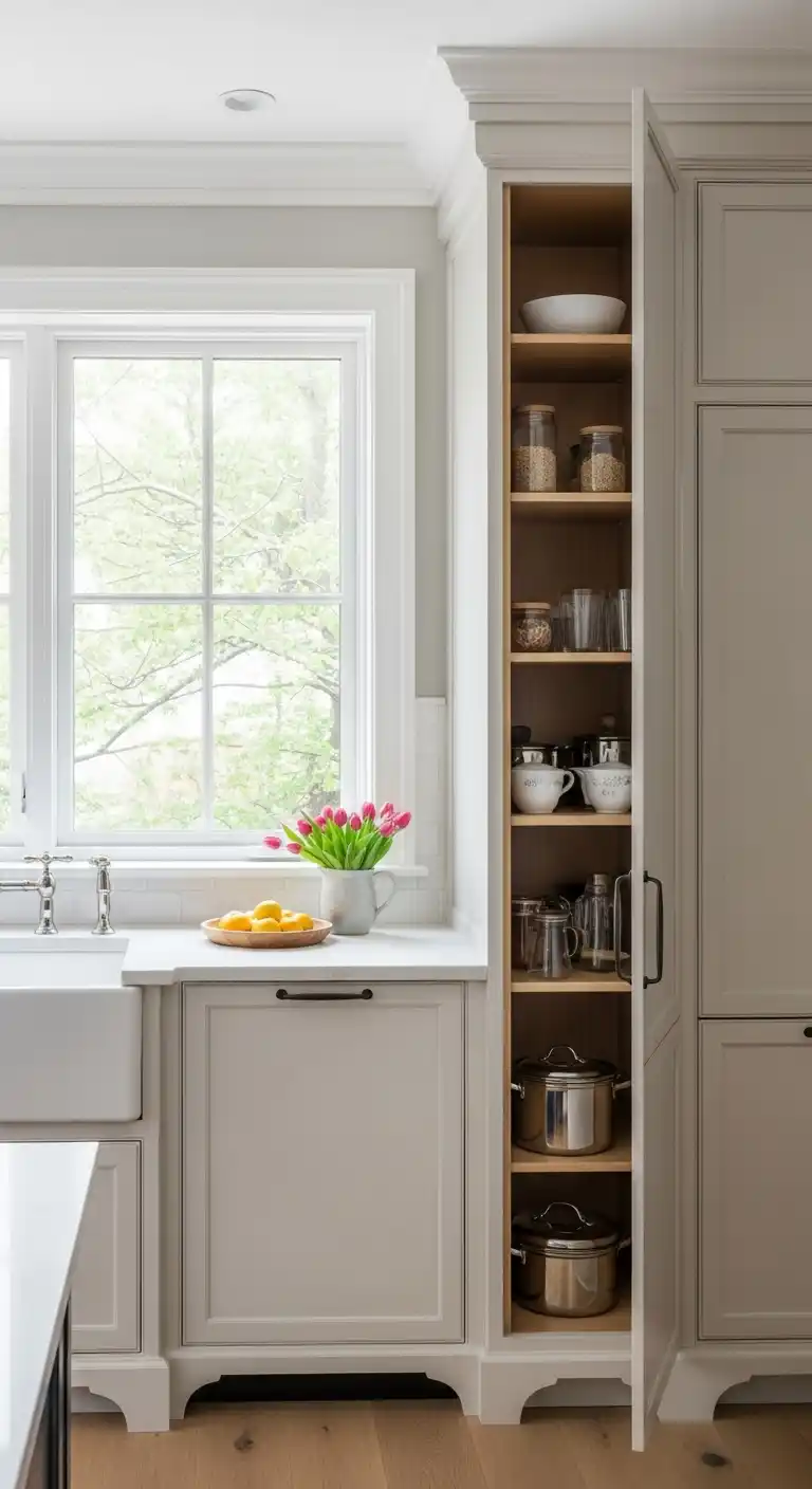 1. Full Height Cabinet Framing A Single Window