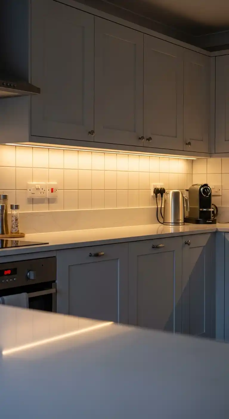 1. Soft Under Cabinet Led Strips For A Clean Glow